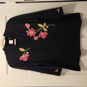 Emma James Navy knit sweather